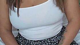 Slutty teacher getting off with her new toy