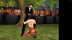sweet appetizer leads to cartoon sex adventure
