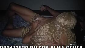 She gave the neighbor a tasty blowjob leading to orgasm