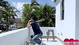 I scoped out my stepsis Demi Sutra with her big tits and ass