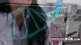 Milf Feeusemum experiences unexpected side effects from a wild science experiment