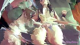 Hentai Pokemon 3D con Hilda che si fa ditare in stile POV senza censure. Azione anime gioco giapponese.