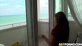 that slutty latina girlfriend getting fucked hard and raw by her friend