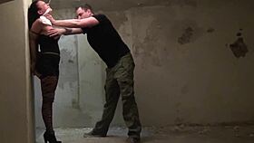 flogged bigtits babe gets dominated and gagged