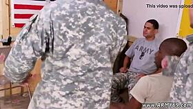 Marine Guys Drill Sergeant in Intense Gay Fucking