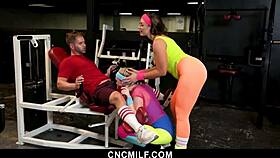 this milf trainer is ready to fulfill all your requests 😏