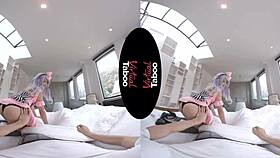 what happens when you take the wrong pill in this virtual taboo cosplay? big ass assfucking with shaved pussy.