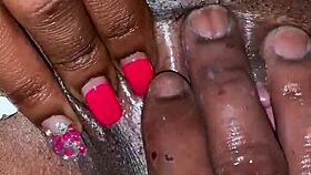 In this fetish scene, a pussy spits during deepthroat sucking and intense fingering.