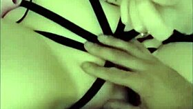 Super hot chick lets me play in her lingerie 😏