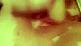 Horny Housewife Fucks Dildo Homemade