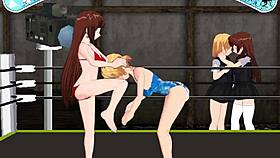 Princess Nina Faces Karin in a Steamy Ring Catfight Showdown