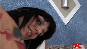 Exotic Brazilian Takes Giant Cock?