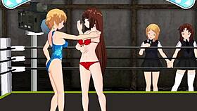 Princess Nina Faces Karin in a Steamy Ring Catfight Showdown
