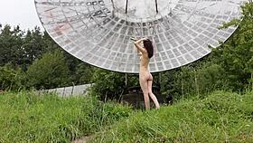 public nude shoot near old space radar