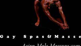 nude massage session at gay spa with asian therapist focusing on relaxation.