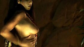 Indian lover undresses for passionate striptease