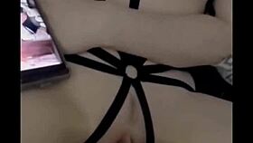 Super hot chick lets me play in her lingerie 😏