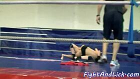 European Lesbians Wrestle And Strapon Fuck