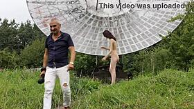 public nude shoot near old space radar