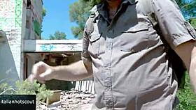 slutty brunette gets cock shoved in pussy and enjoys it