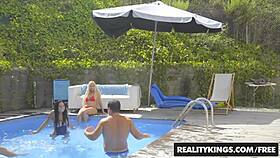 Thick Blondie Banging In Group