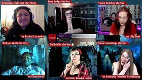 In Monsters University Roleplay, The Monster Claims Her Flesh On The Desk With Cum