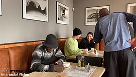 Sara Salamanca threesome bisex con cazzo mostro interrazziale