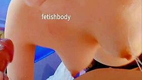 Asian femdom performs naked dance with wet pussy teasing and deepthroat ass worship