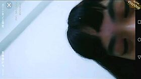 hot asian girl shows her wet pussy bottle play