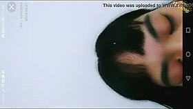 hot asian girl shows her wet pussy bottle play