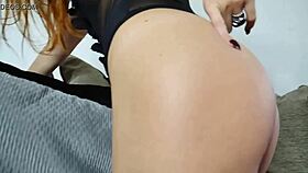 Busty European Redhead Evokes Desire With Her Big Ass For Worship