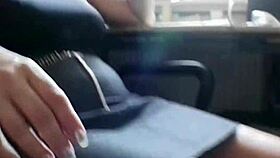 Busty Brunette Mature Feels Intense Fucking In Office