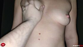 Girl performs in various positions and receives cum on pussy