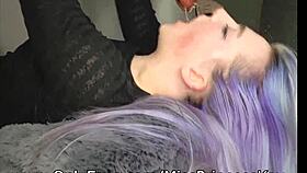 Extreme Deepthroat With Huge Dildo Distends Throat