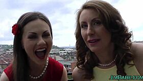 Amateur Brit Milf Joins Steamy Threeway Action