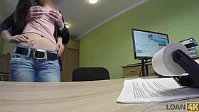 Loan4k Brunette Babe Trades Anal Sex for Tattoo Studio Opening