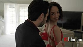 omg i cant believe husband watchin me with ebony stud