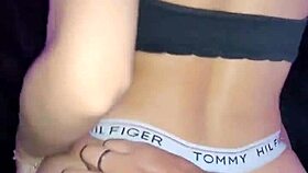 I invited my skinny teen friend to the cinema and ended up creampie fucking her petite body!