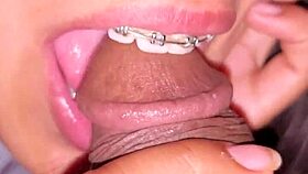 Beautiful latina teen gives me an amazing oral treat and finishes me off