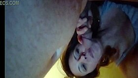 Blowjob While Working From Home With Big Tits Amateurs 😘