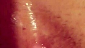 Amateur couple enjoys intimate moments on a quiet evening