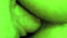 Amateur couple enjoys intimate moments on a quiet evening