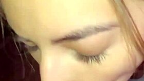 I invited my skinny teen friend to the cinema and ended up creampie fucking her petite body!