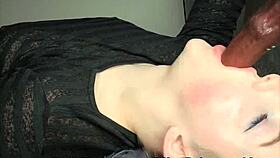 Extreme Deepthroat With Huge Dildo Distends Throat