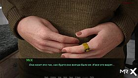 Anime teen jerks massive cock in hentai