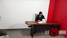 i attend job interview, seduce hr with big ass, fuck hard