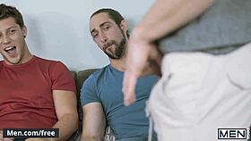 Men.com - Kolbi Keler i ekipa u divljoj studentskoj orgiji sa spermom! Ludi anal!