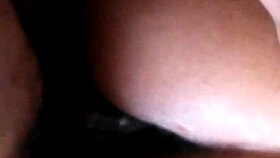 Black chick with fat ass pussy gets creamy on the dick