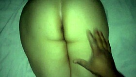 Eating her delicious big BBW ass from behind.