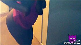 Horny brunette teen teaches stepmom cunnilingus on big tits